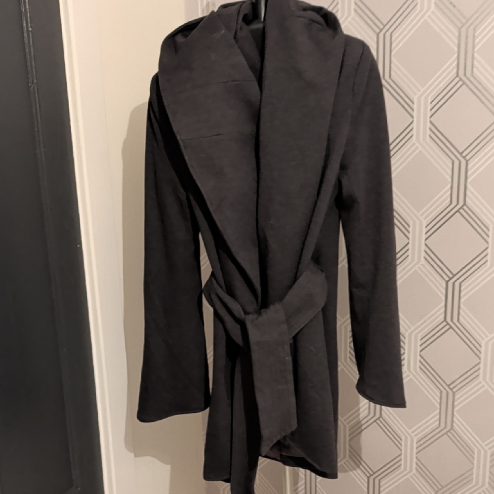Elegant Charcoal Women's Coat
